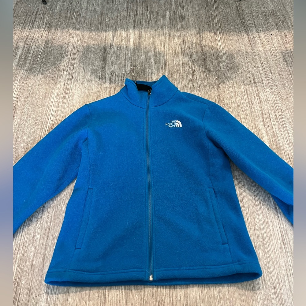 The North Face Blue Full-Zip Fleece Jacket